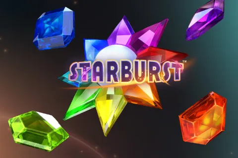 Starburst kleurrijke edelstenen slot